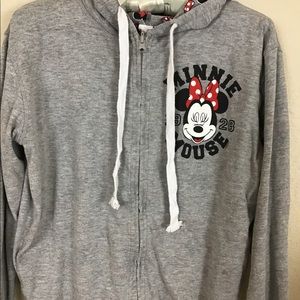 Disney Minnie Mouse, Woman’s zip front hoodie.